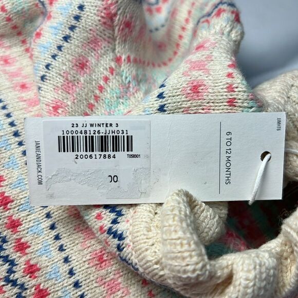 Janie and Jack 100048126 The Forever Fair Isle Sweater NWT size 6-12 m - Picture 5 of 7